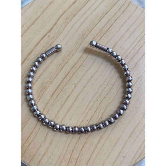 Silver Beaded Childs Bracelet #beaded  bracelet - Picture 3 of 5